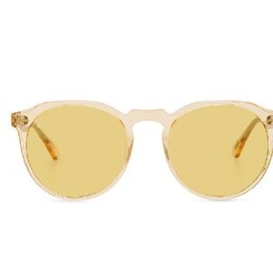 Raen Remmy 52 Sunglasses Like New! Champagne Crystal and Yellow